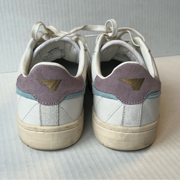 Gola Classics Women’s Falcon Sneakers - White/Powder Blue/Lavender - Size 8 - Picture 4 of 8